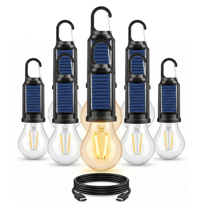 Playtrixlab® AmberHaze Solar Lanterns💡