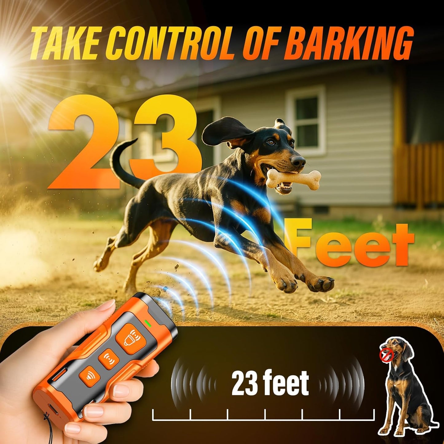 Playtrixlab® Dog Bark Deterrent Device
