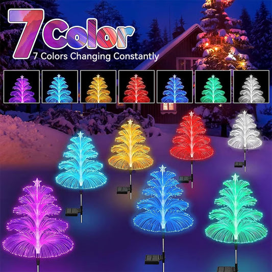 Playtrixlab® Seven Colors Gradient Solar Christmas Decoration Light