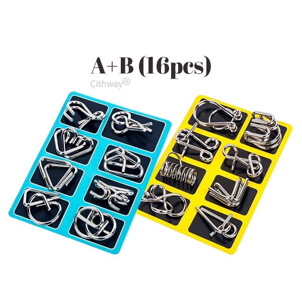 Playtrixlab® 3D Metal Challenge Puzzle Toy