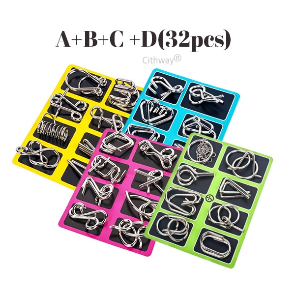 Playtrixlab® 3D Metal Challenge Puzzle Toy