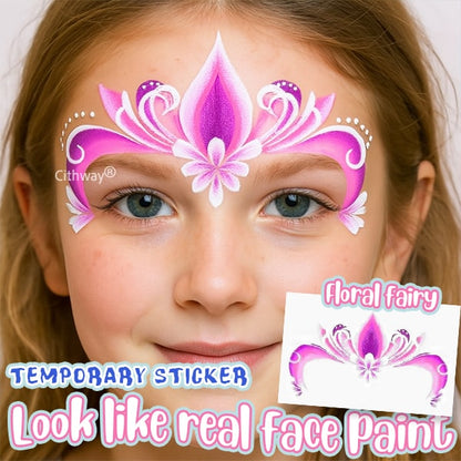 Playtrixlab® Easy-Stick Realistic Face Paint Sticker Set (8PCS)