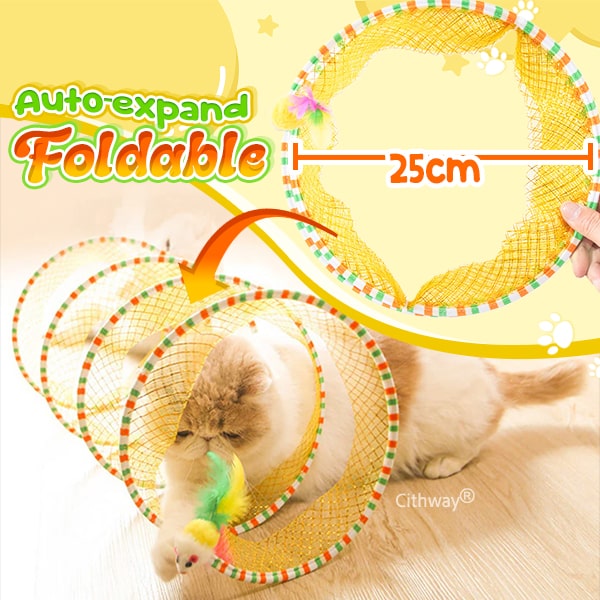 Playtrixlab® Self-play Cat Hunting Spiral Tunnel Toy