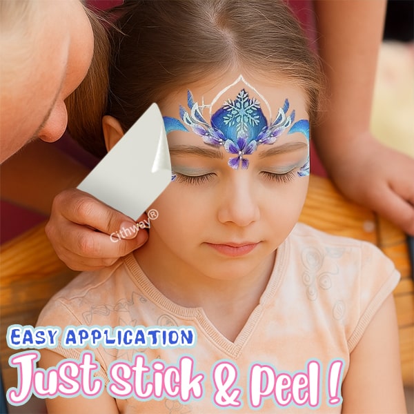 Playtrixlab® Easy-Stick Realistic Face Paint Sticker Set (8PCS)