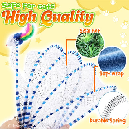 Playtrixlab® Self-play Cat Hunting Spiral Tunnel Toy