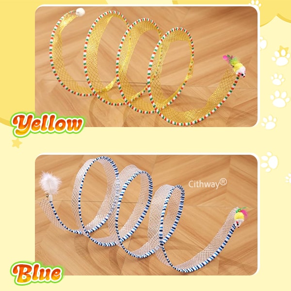 Playtrixlab® Self-play Cat Hunting Spiral Tunnel Toy