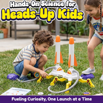 Playtrixlab® Children's Foot-stepping Rocket Toy