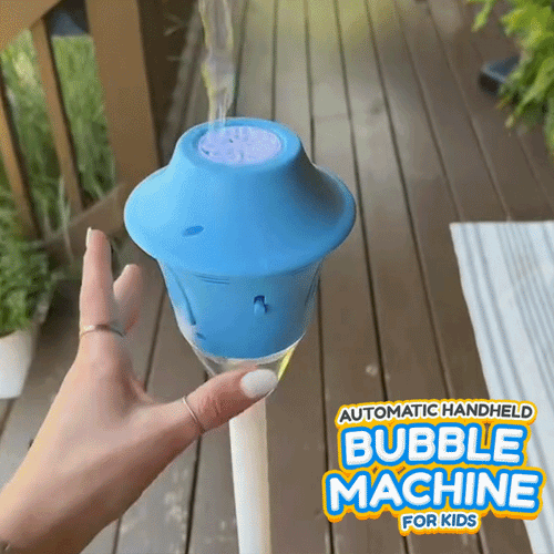 Playtrixlab® Automatic Handheld Bubble Machine for Kids 🫧