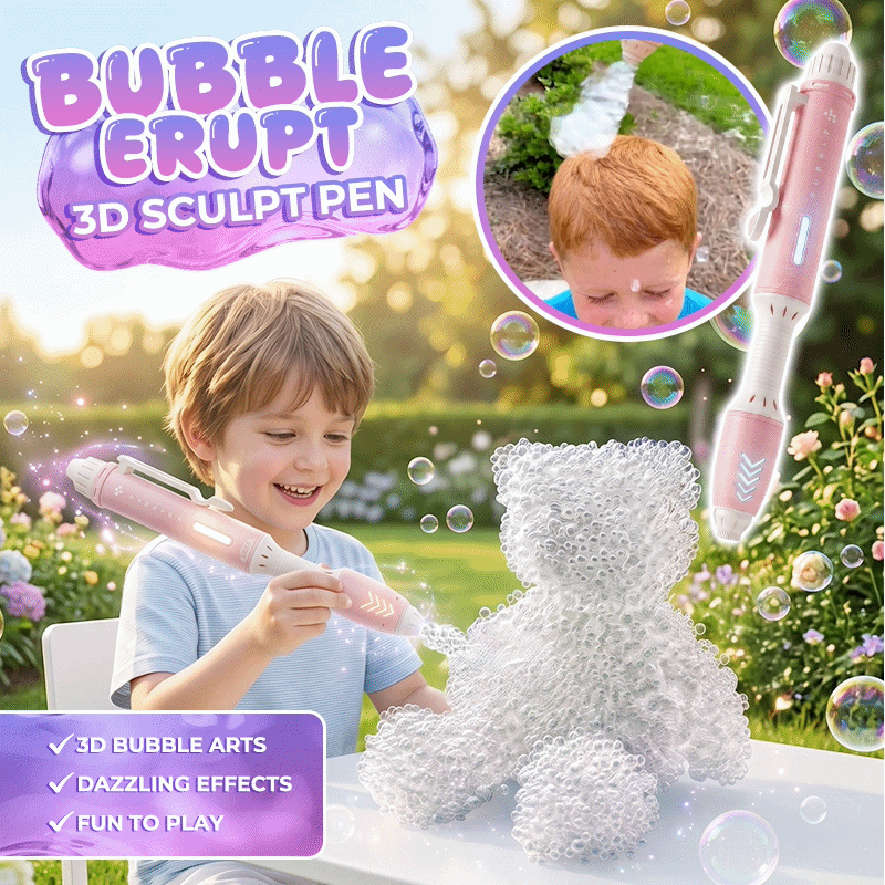 Playtrixlab® Bubble Erupt 3D Sculpt Pen