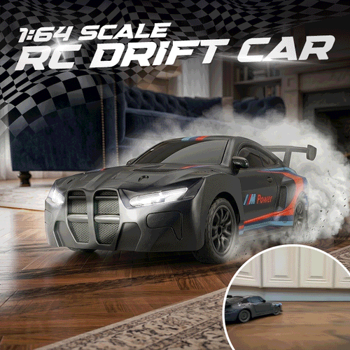 Playtrixlab® 1:64 Scale RC Drift Car