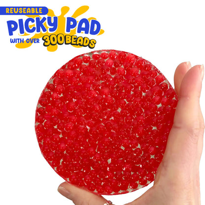 Playtrixlab® Reuseable Picky Pad with Over 300 Beads