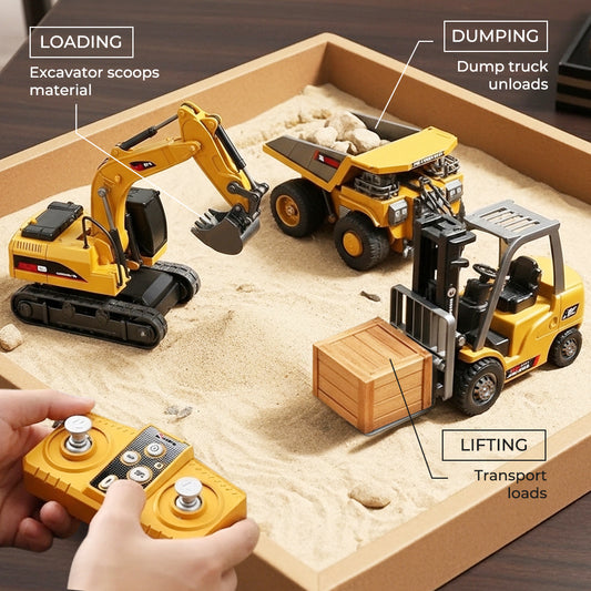 Playtrixlab® Titanium Heavy-Duty Metal Remote Control