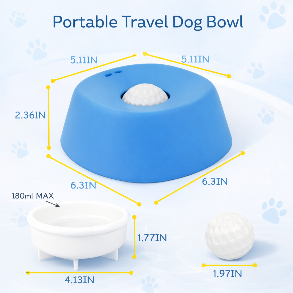 Playtrixlab® Anxiety Relief Dog Bowl
