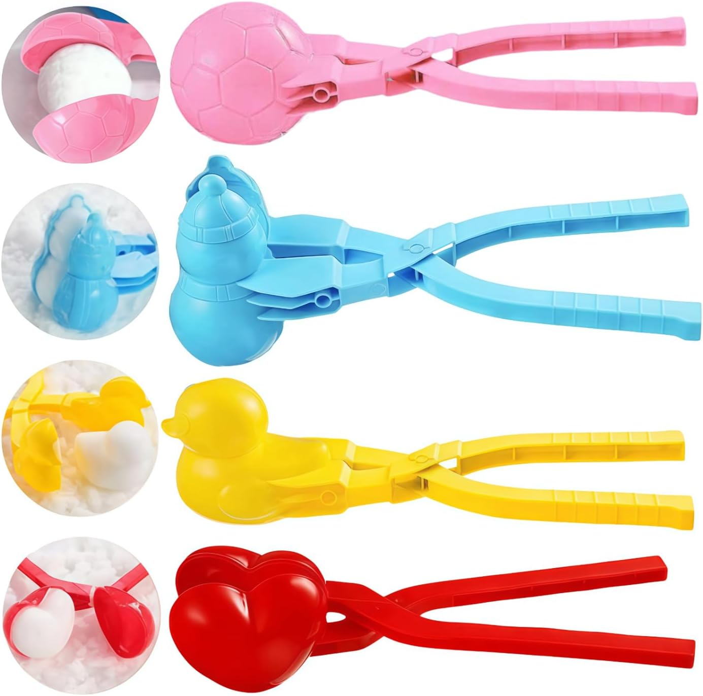 Playtrixlab® Snowball Maker 4pcs Set