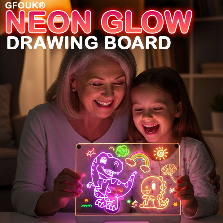 Playtrixlab® NeonSketch Luminating Drawing Board