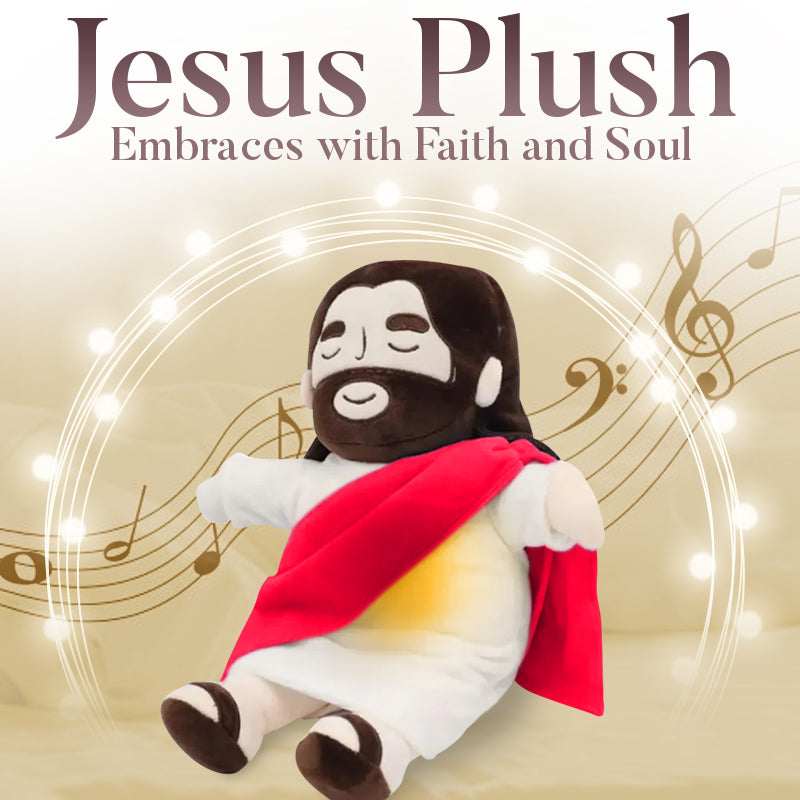 Playtrixlab® Breathing & Soothing Jesus Plush