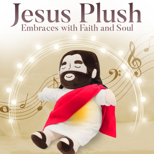 Playtrixlab® Breathing & Soothing Jesus Plush
