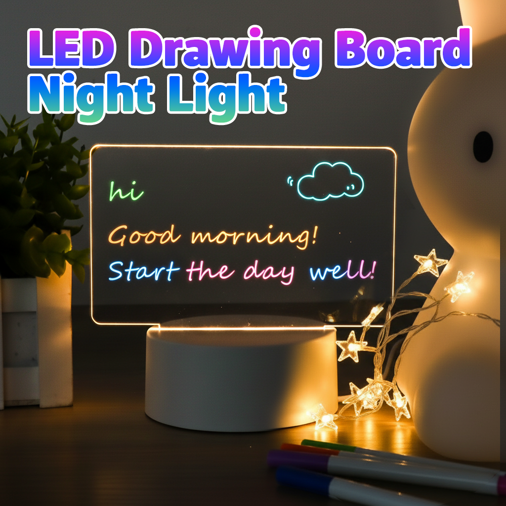 Playtrixlab® LED Drawing Board Night Light