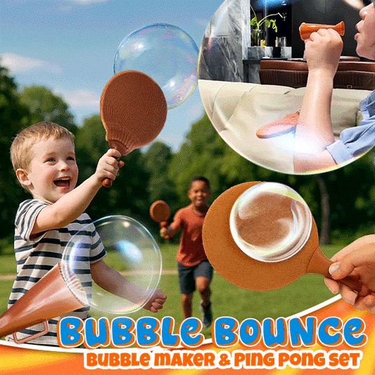 Playtrixlab® Fun Magic Bubble Bounce Ping Pong Set
