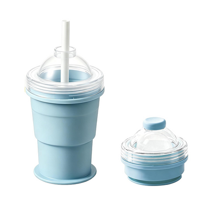 Playtrixlab® Foldable Silicone Cup With Ice Ball Mold🧊