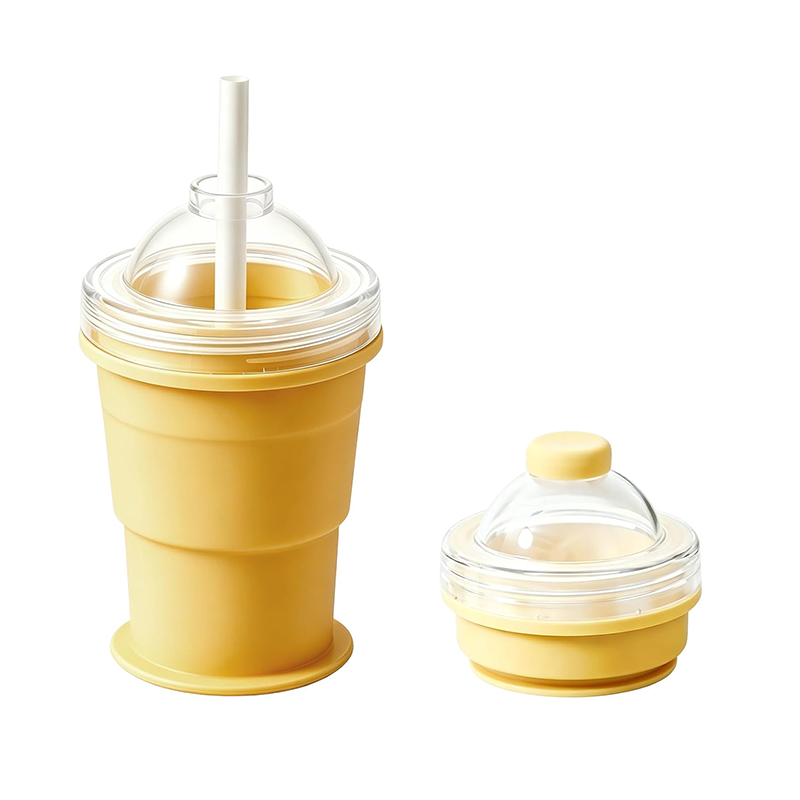 Playtrixlab® Foldable Silicone Cup With Ice Ball Mold🧊