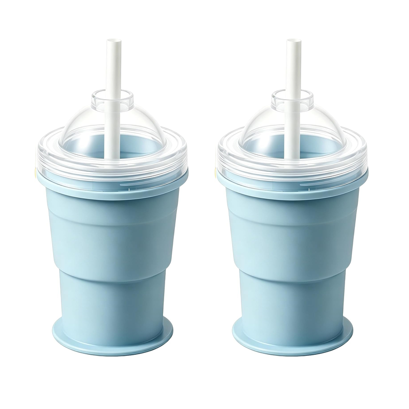 Playtrixlab® Foldable Silicone Cup With Ice Ball Mold🧊