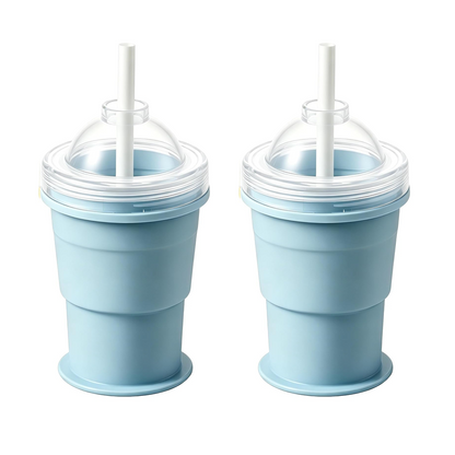 Playtrixlab® Foldable Silicone Cup With Ice Ball Mold🧊