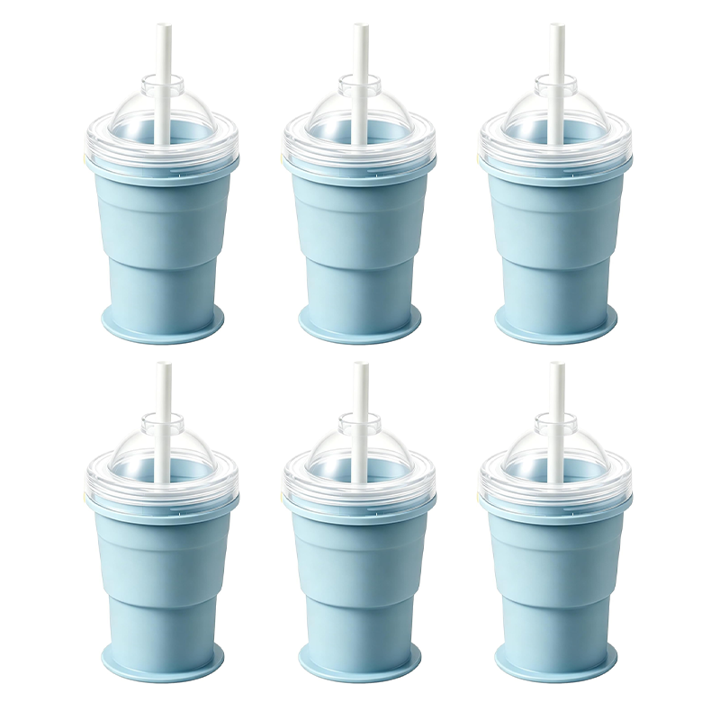 Playtrixlab® Foldable Silicone Cup With Ice Ball Mold🧊