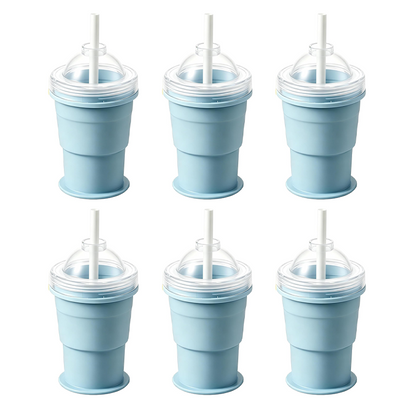Playtrixlab® Foldable Silicone Cup With Ice Ball Mold🧊