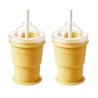 Playtrixlab® Foldable Silicone Cup With Ice Ball Mold🧊