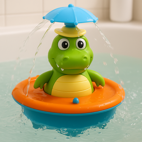 Playtrixlab® Froggle Spinning Bath Toy