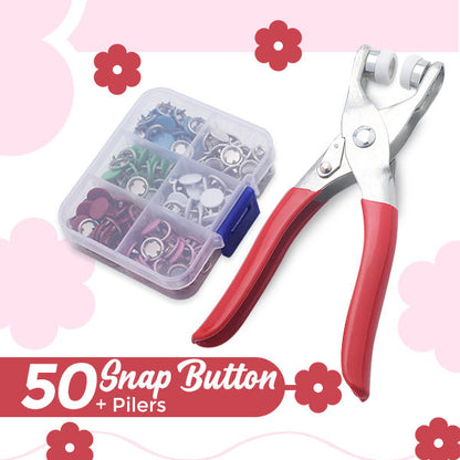 Playtrixlab® Snap Button DIY Craft Kit
