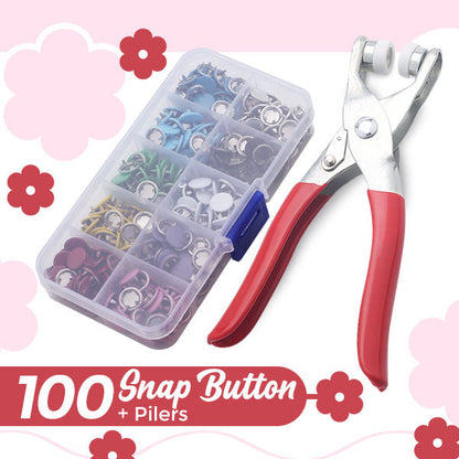 Playtrixlab® Snap Button DIY Craft Kit