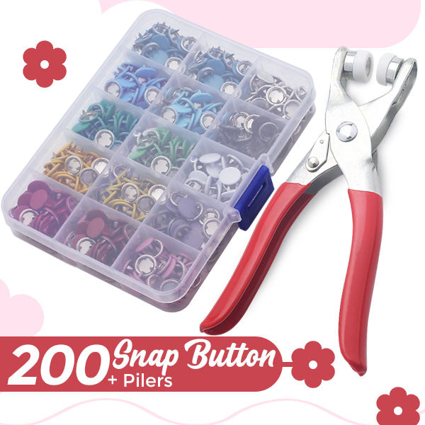Playtrixlab® Snap Button DIY Craft Kit
