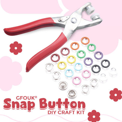 Playtrixlab® Snap Button DIY Craft Kit