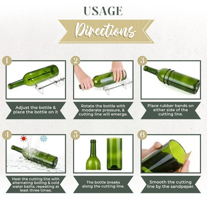 Playtrixlab® DIY Tool Glass Bottle Cutter
