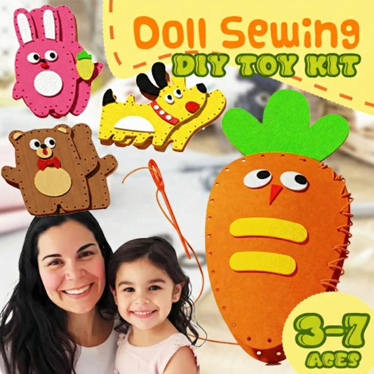 Playtrixlab® Doll Sewing DIY Toy Kit