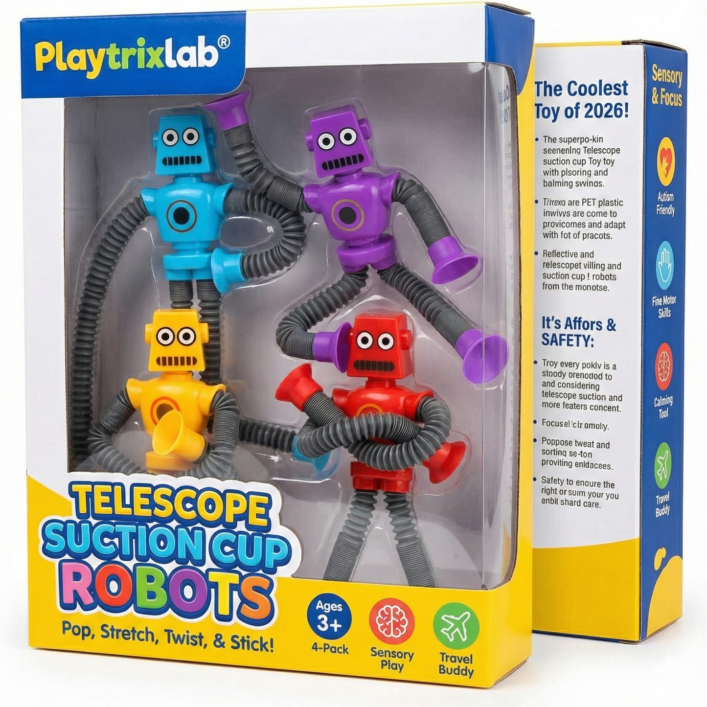 Playtrixlab® Telescope Suction Cup Toy