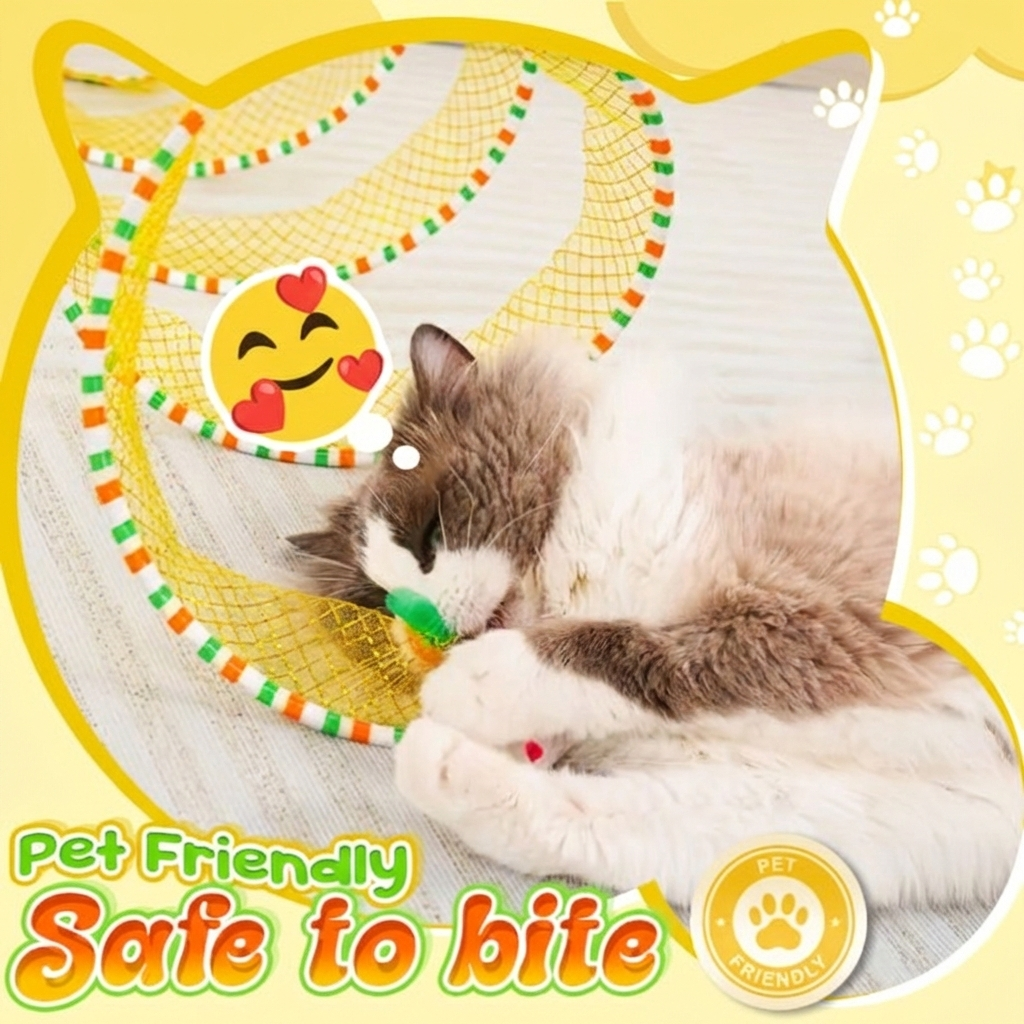 Playtrixlab® Self-play Cat Hunting Spiral Tunnel Toy