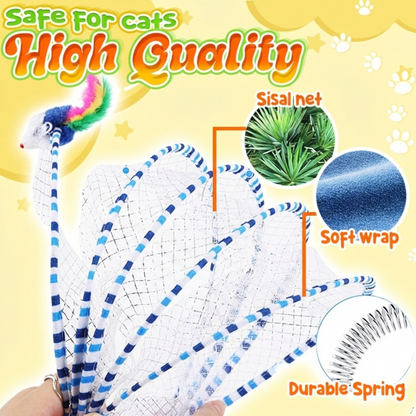 Playtrixlab® Self-play Cat Hunting Spiral Tunnel Toy