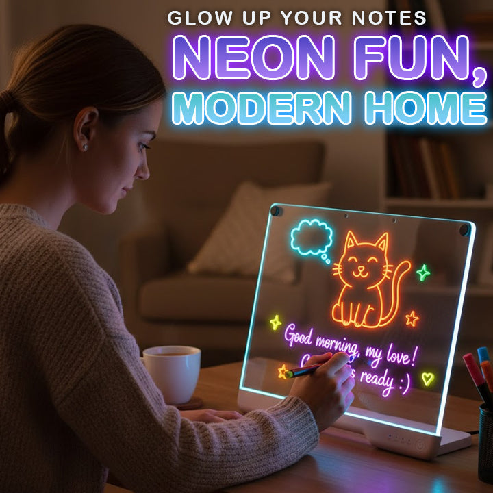 Playtrixlab® NeonSketch Luminating Drawing Board