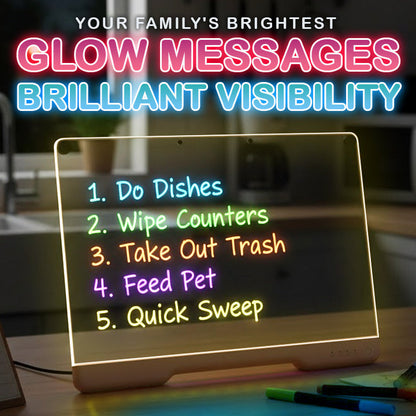 Playtrixlab® NeonSketch Luminating Drawing Board