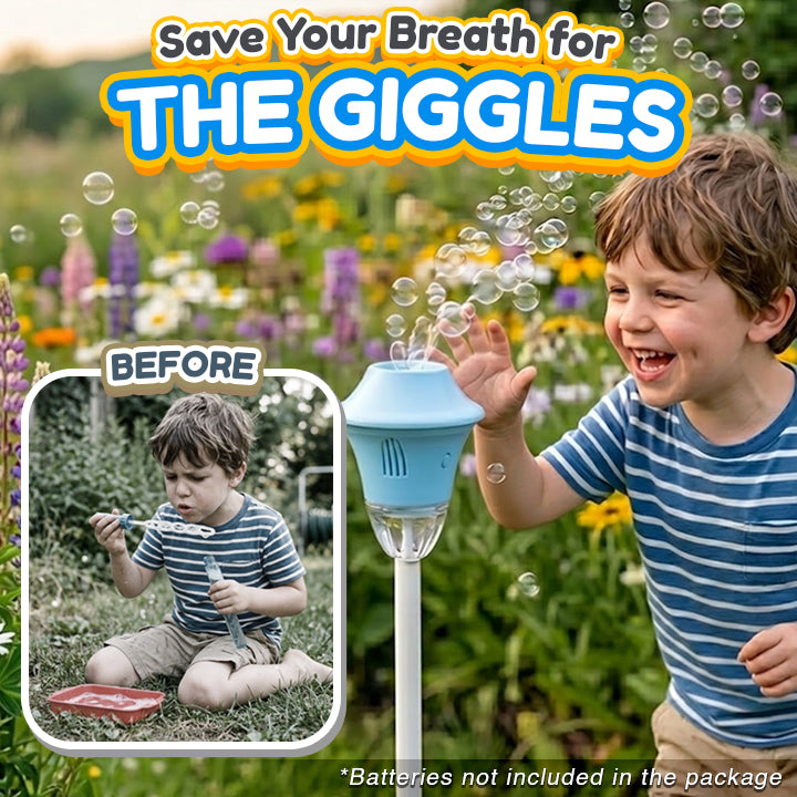 Playtrixlab® Automatic Handheld Bubble Machine for Kids
