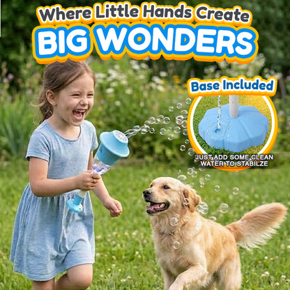Playtrixlab® Automatic Handheld Bubble Machine for Kids