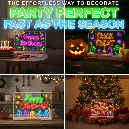 Playtrixlab® NeonSketch Luminating Drawing Board