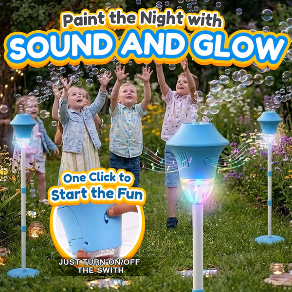 Playtrixlab® Automatic Handheld Bubble Machine for Kids