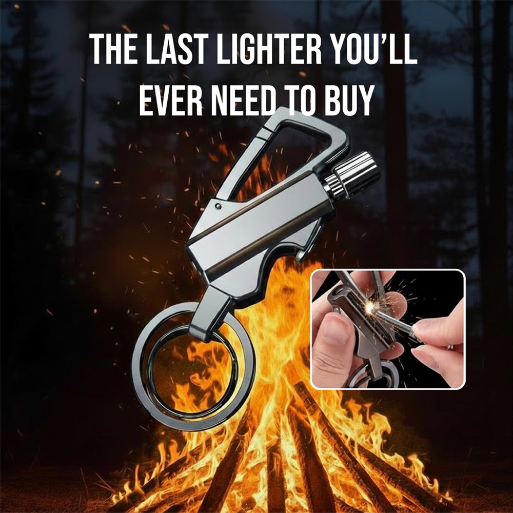 Playtrixlab® EverStrike 3-in-1 Tactical Spark Keychain
