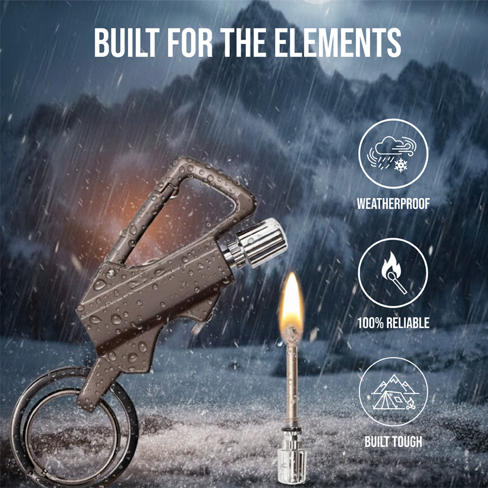 Playtrixlab® EverStrike 3-in-1 Tactical Spark Keychain