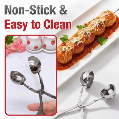 Playtrixlab® Stainless Steel Cross Meatball Maker
