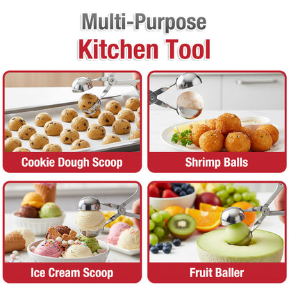 Playtrixlab® Stainless Steel Cross Meatball Maker